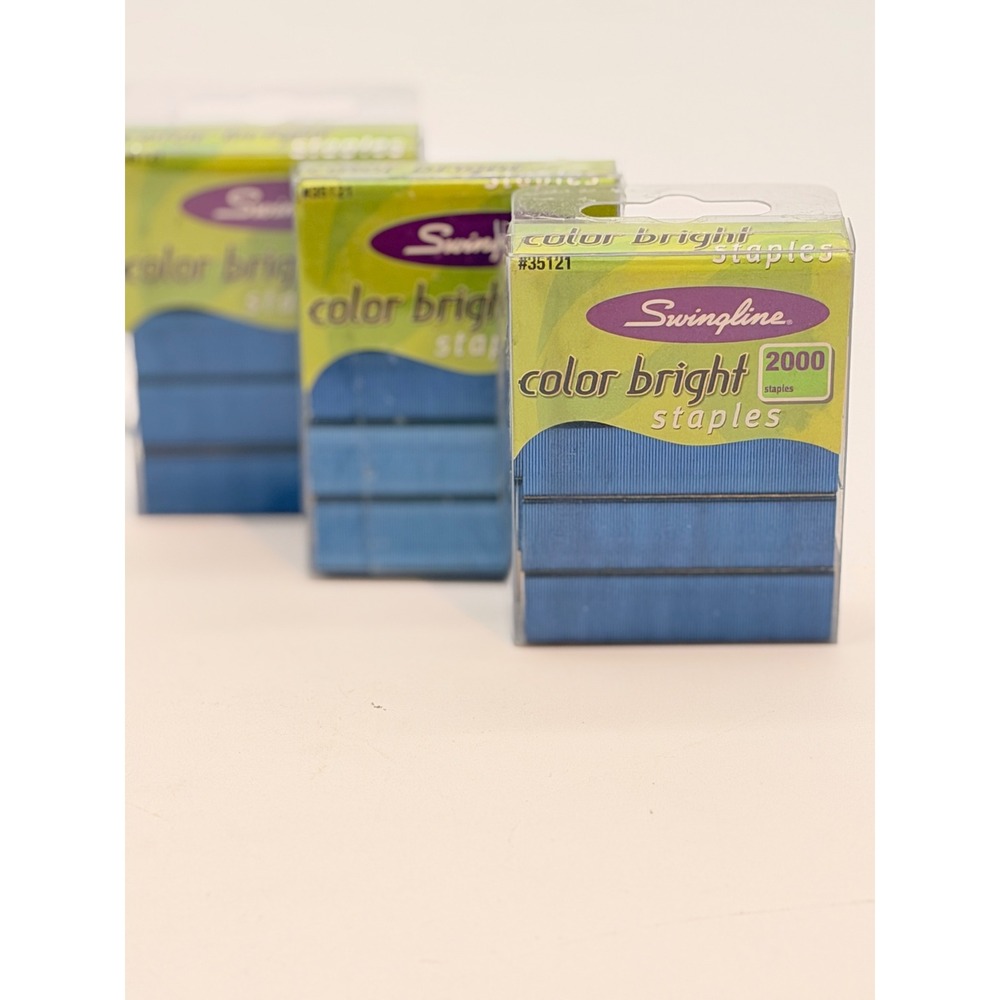 Swingline‎ 35121 Color Bright Blue Standard Staples 2000 Count Pack